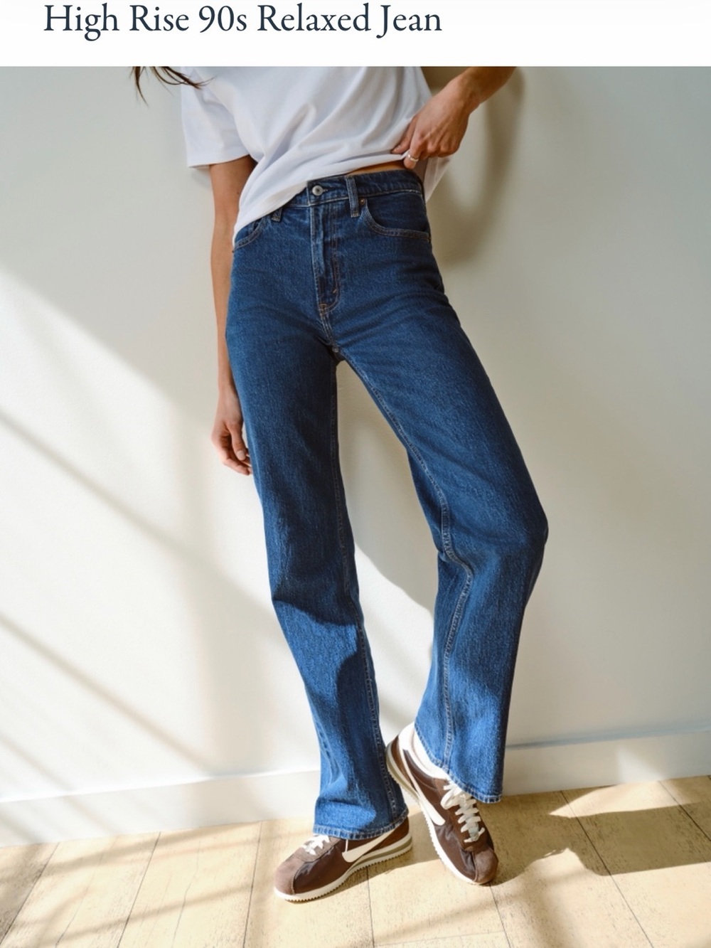 Abercrombie High Rise 90s Relaxed Jeans SIZE 4/SIZE 27 CURVE LOVE